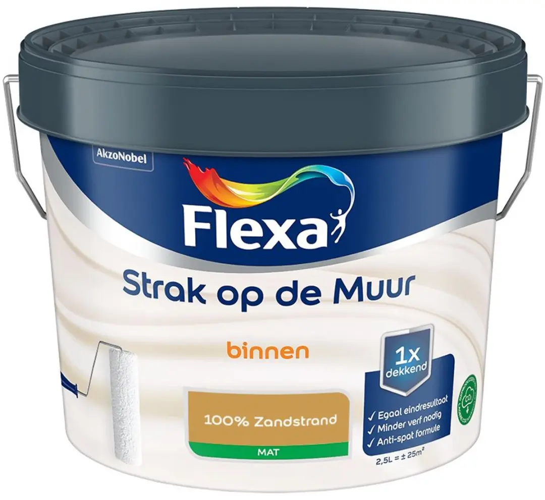 Flexa Strak Op De Muur Binnenmat Mengverf 2,5L