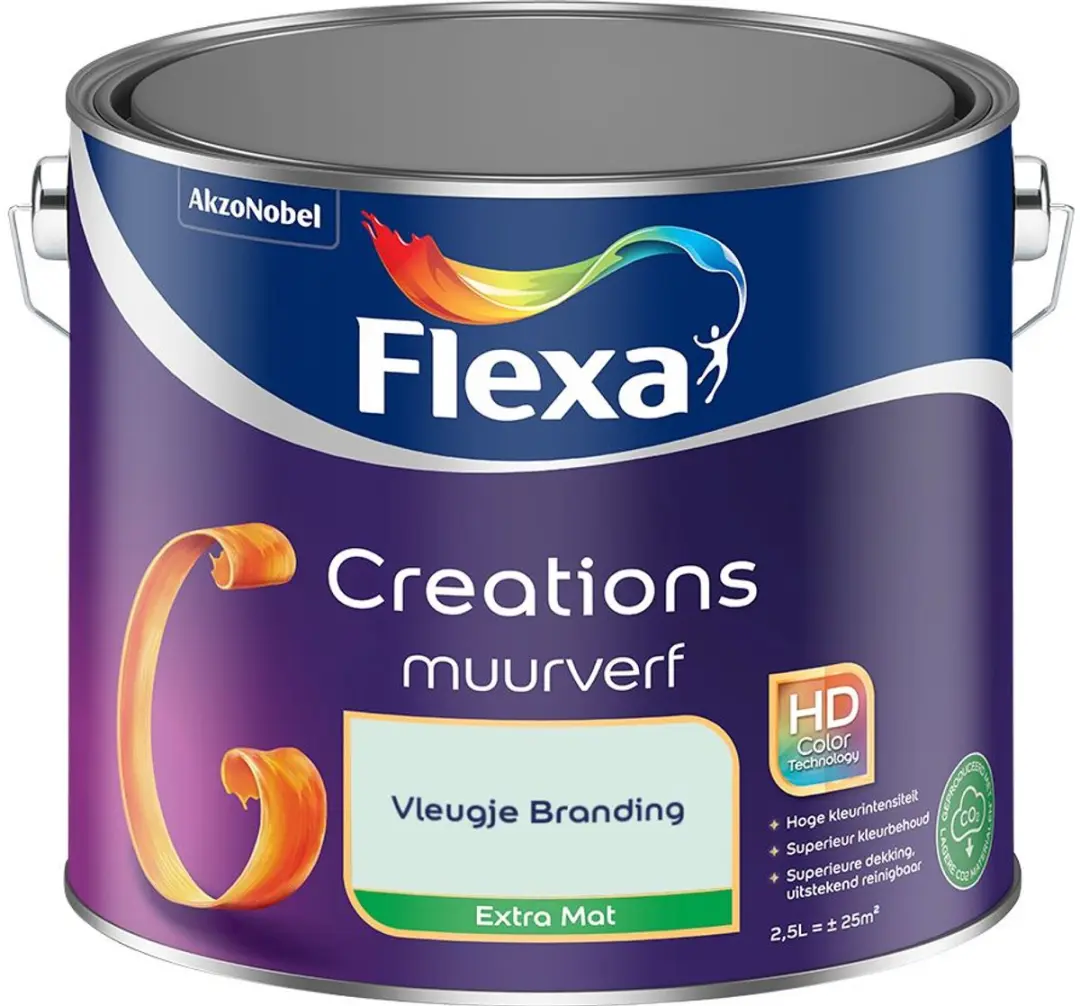 Flexa Creations Muurverf Extra Mat Vleugje Branding 2,5L