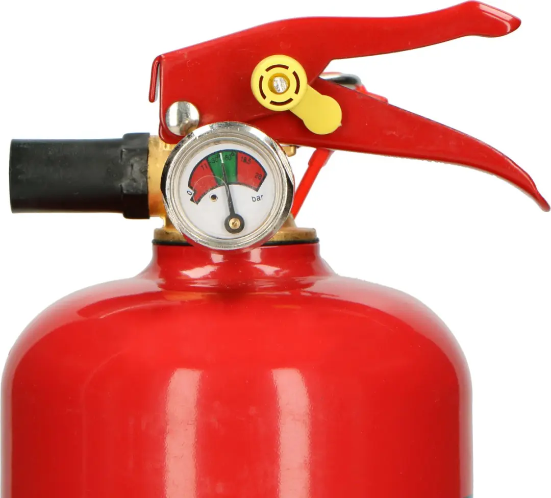 Alecto BP-1 Brandblusser 1kg - Brandklasse ABC - Rood