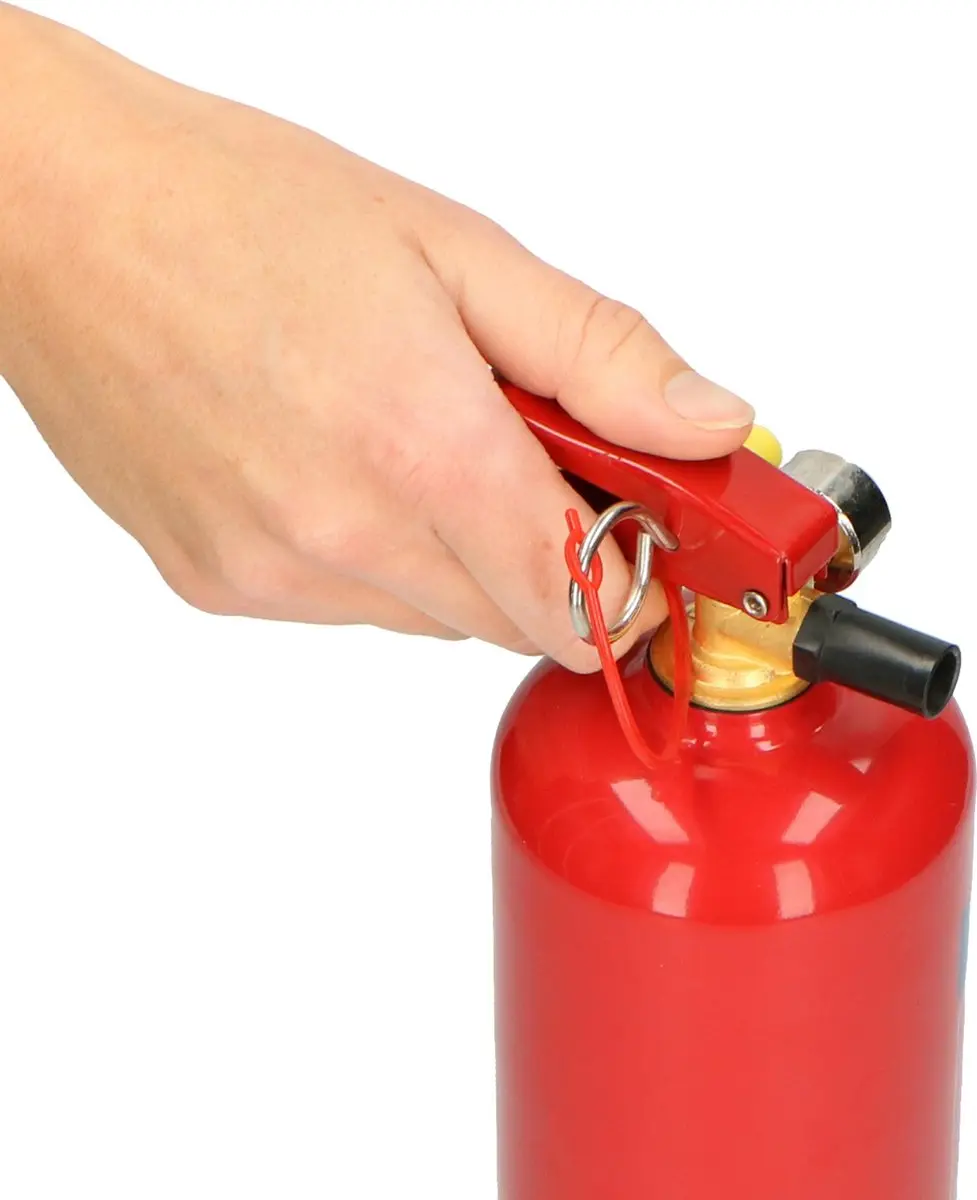 Alecto BP-1 Brandblusser 1kg - Brandklasse ABC - Rood - afbeelding 6 van 6