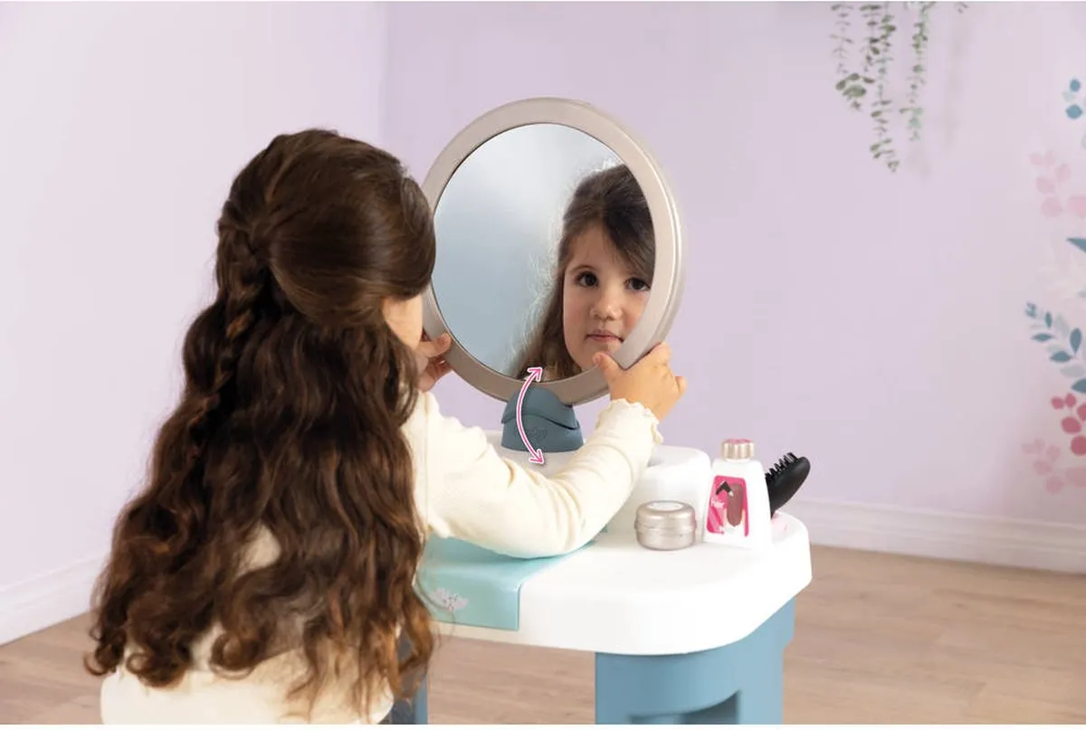 Smoby My Beauty Make-up Tafel Speelset - Blauw/Roz/Wit