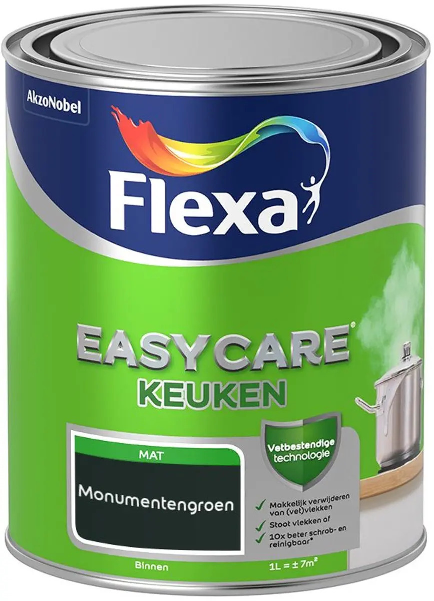 Flexa Easycare Keukenverf Monumentengroen 1L