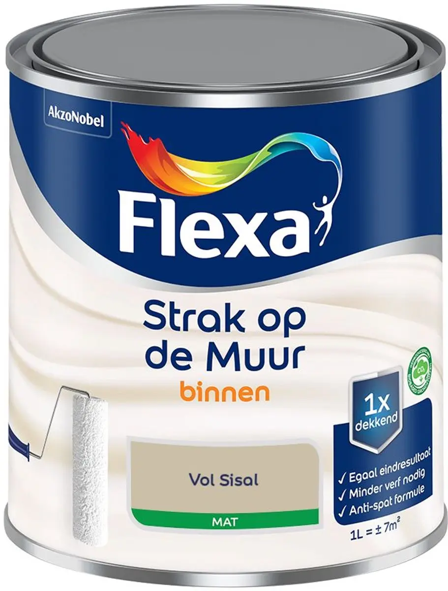 Flexa Strak op de Muur Binnenmat Vol Sisal Mengkleur 1L