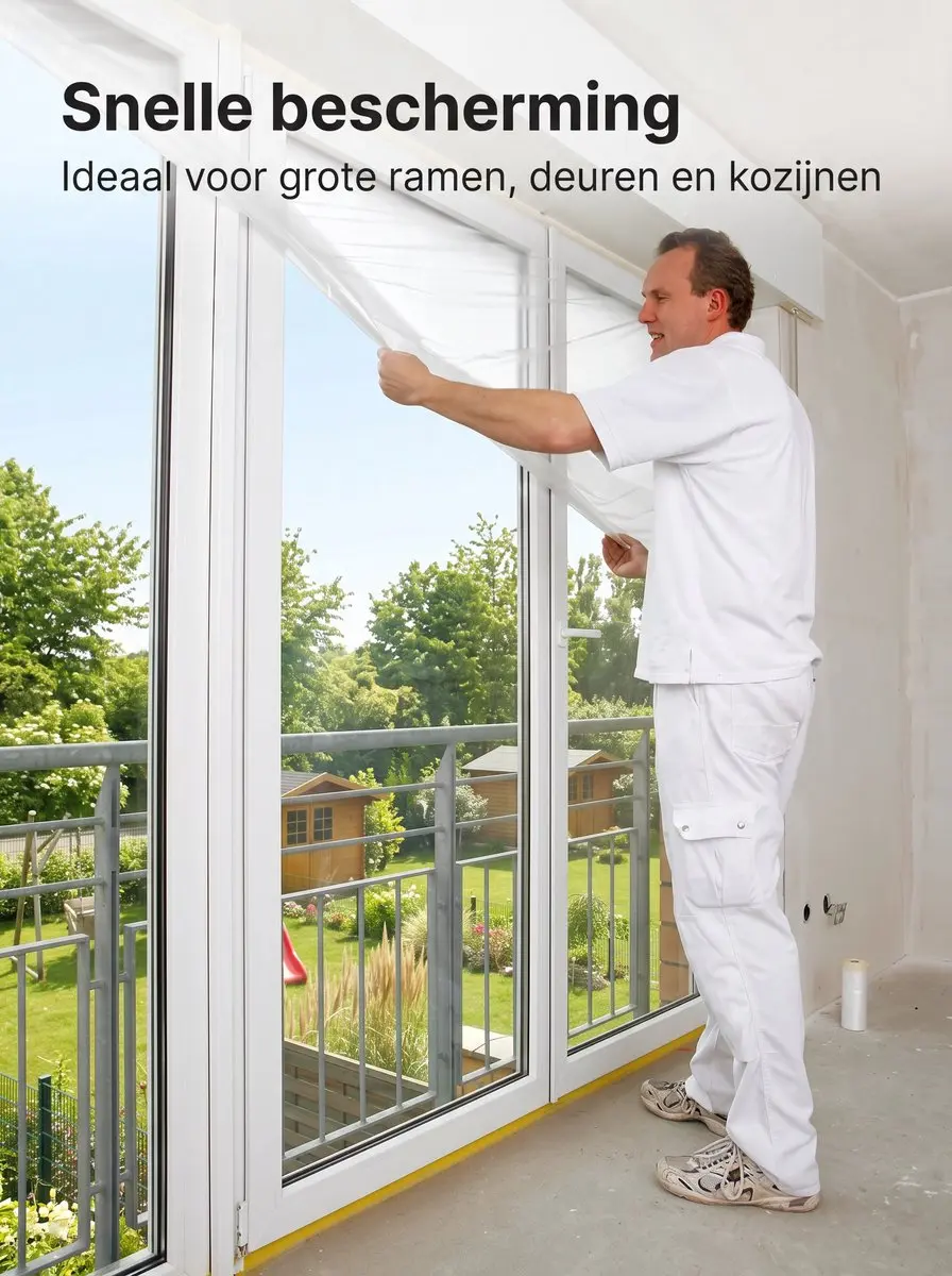 Kip 332 Afdekfolie 550mm x 33m - Meerkleurig