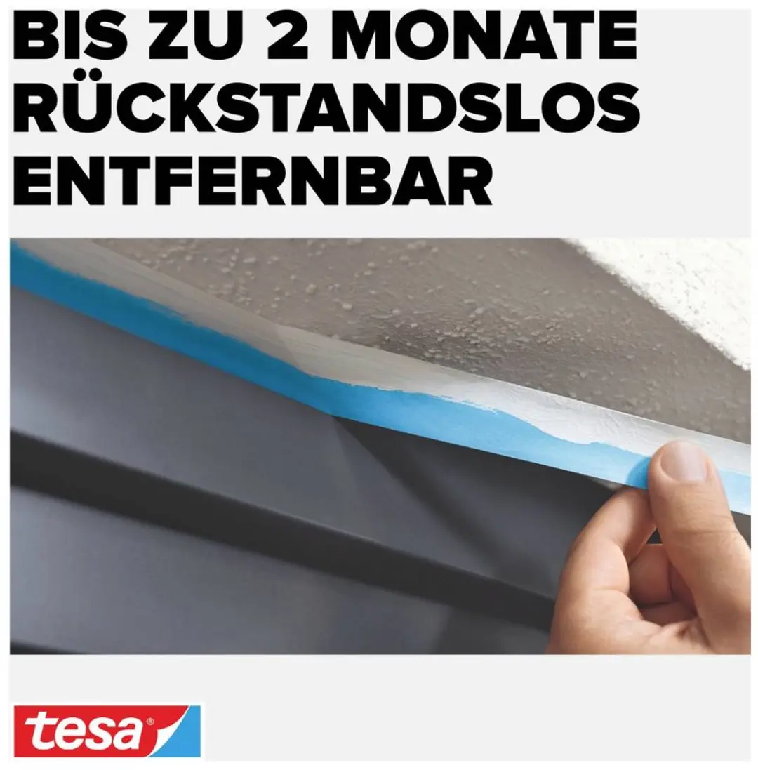 Tesa Professional Outdoor 56214-00000-03 Schilderstape - 50m x 25mm - Blauw