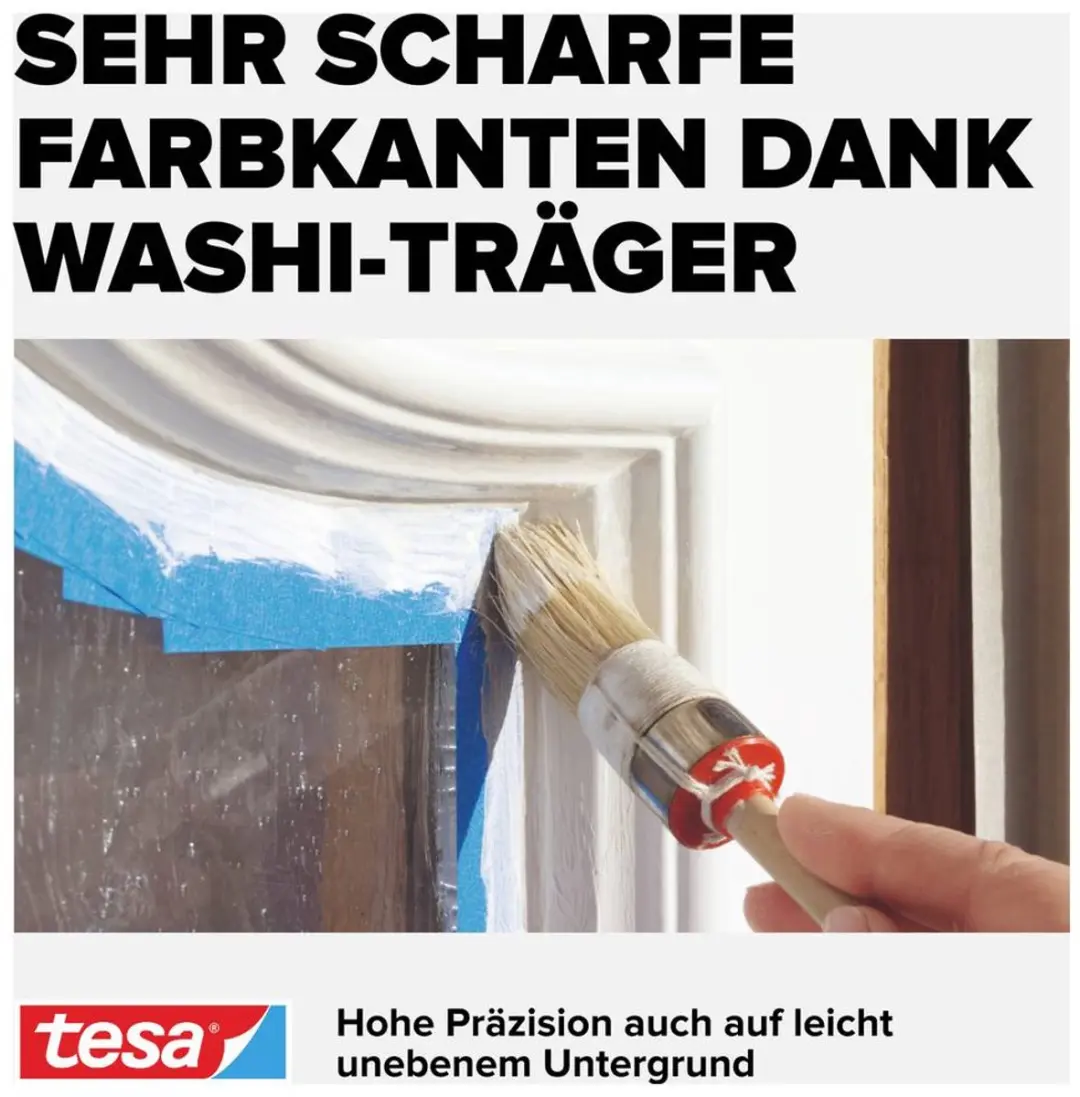 Tesa Professional Outdoor 56214-00000-03 Schilderstape - 50m x 25mm - Blauw