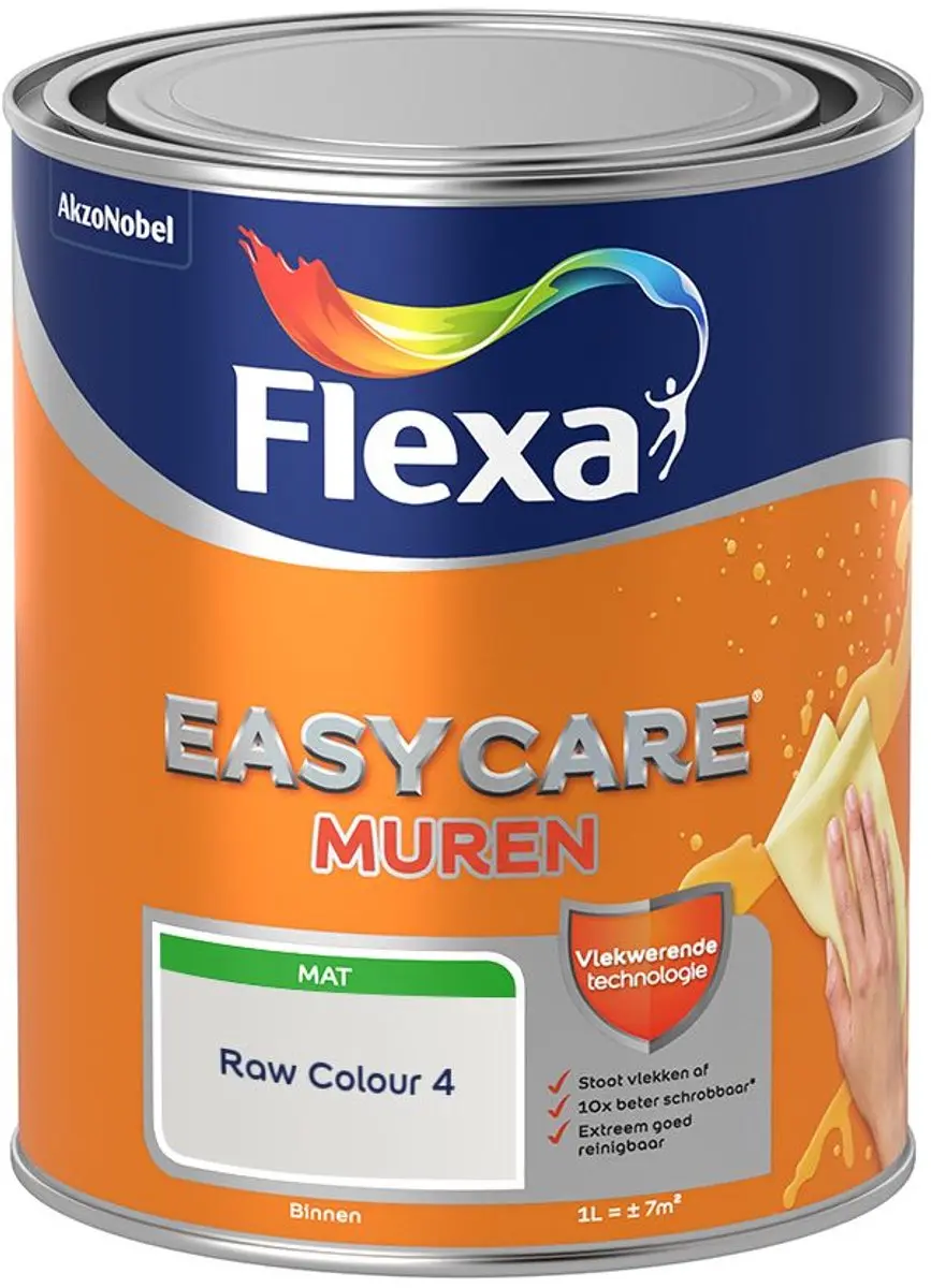 Flexa Easycare Muren Raw Colour 4 Mengverf 1L