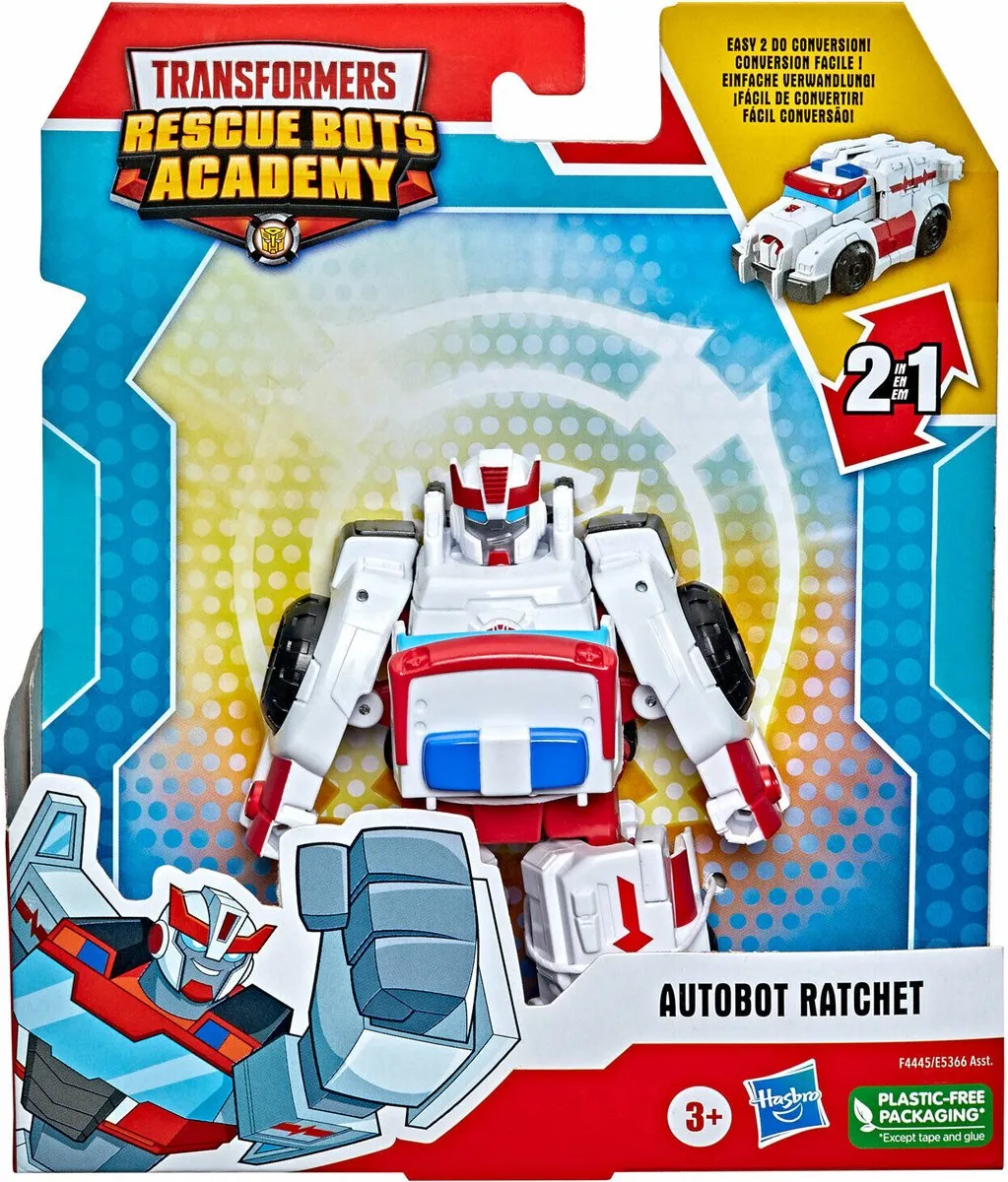 Hasbro Transformers Rescue Bots Academy Ratchet - Actiefiguur voor kinderen vanaf 3 jaar