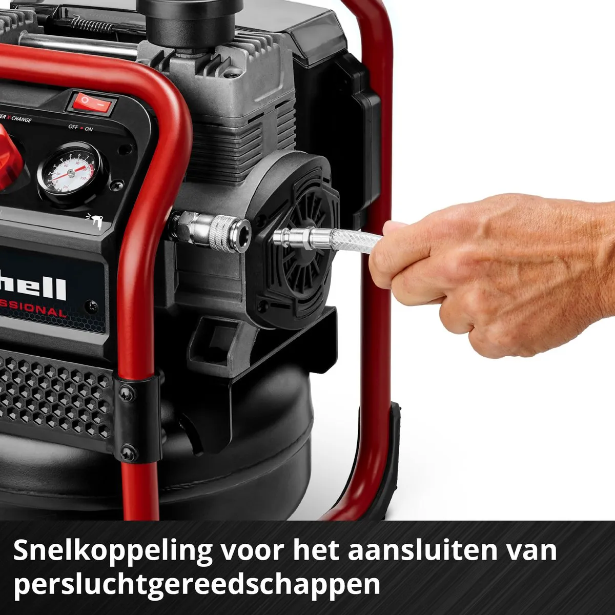 Einhell Accu Compressor SILENZZO 36/210 Solo 4020380 - 8 bar - 8L - 210l/min