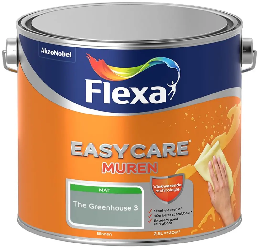 Flexa Easycare Muren The Greenhouse 3 Mengverf 2,5L