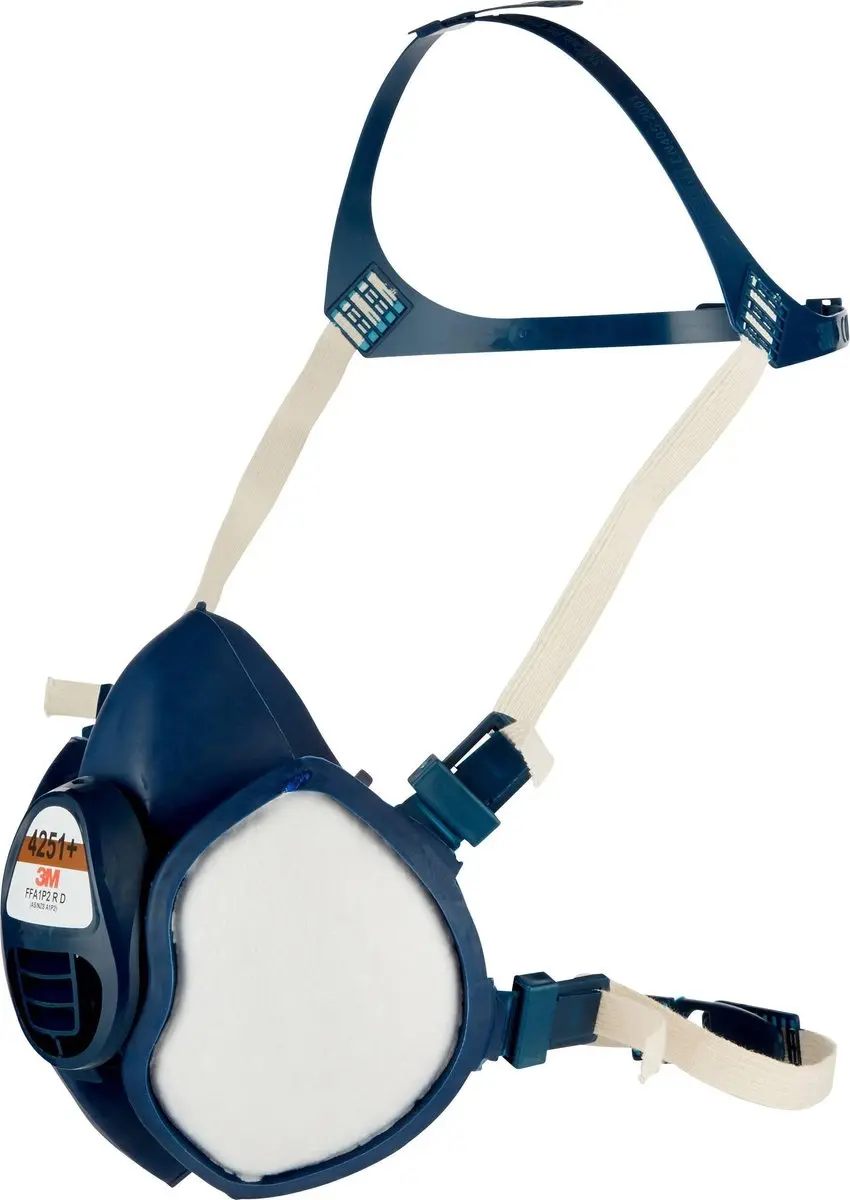 3M 4251 FFA1P2 Halfgelaatsmasker - Blauw