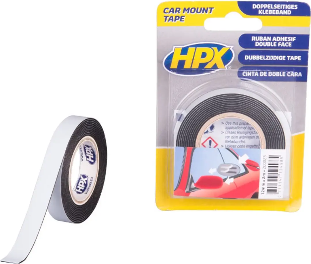 HPX Dubbelzijdige PE Bevestigingstape 12mm x 2m