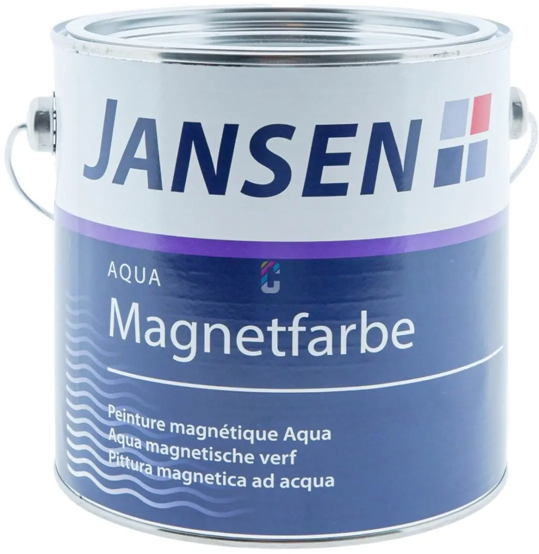 Jansen Aqua Magneetverf 2,5L - Donkergrijs