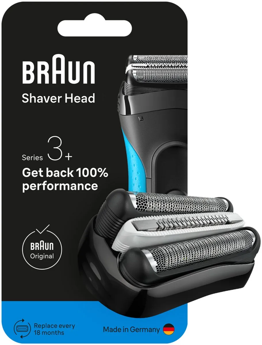 Braun Series 3+ Vervangingskop 32B - Zwart