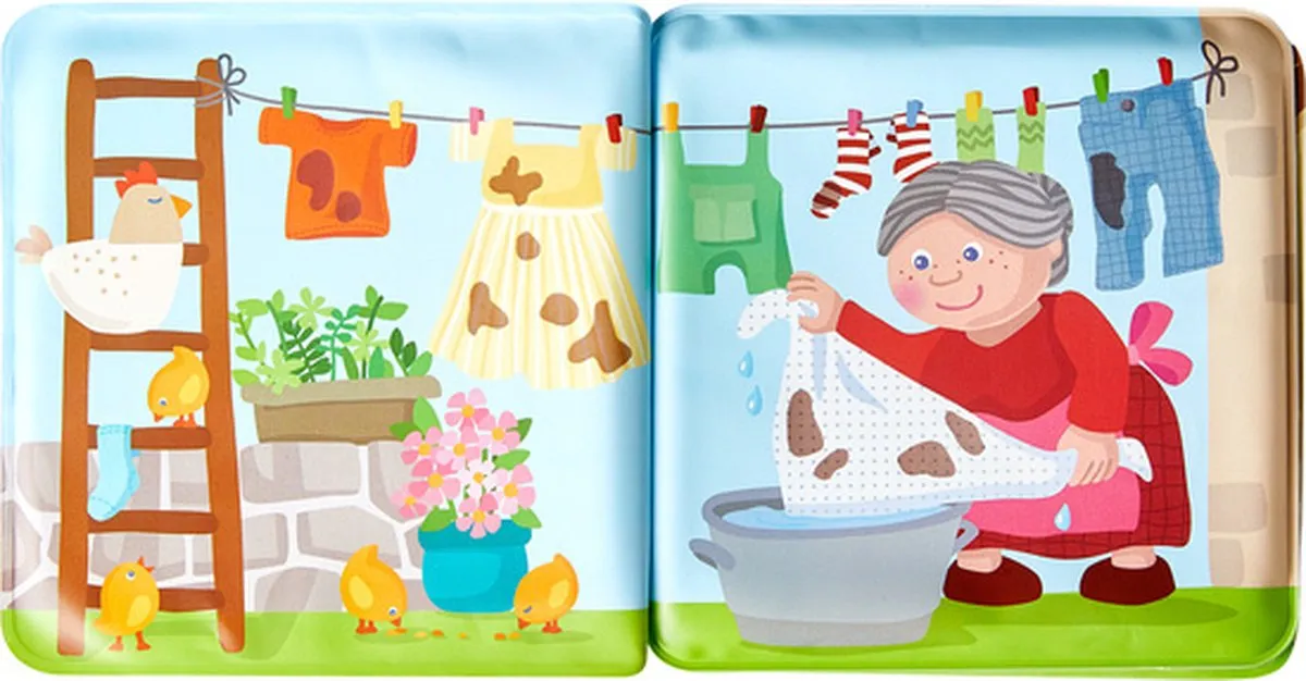 Haba Badboekje Wasdag bij Varkentje & Koe 401016 - Multikleur