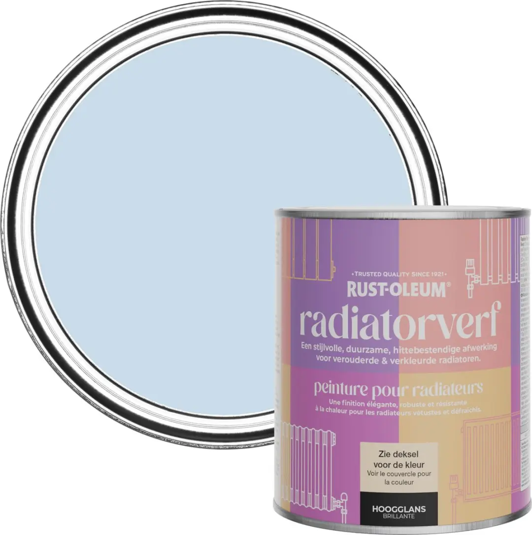 Rust-Oleum Radiatorverf Lichtblauw 750ml