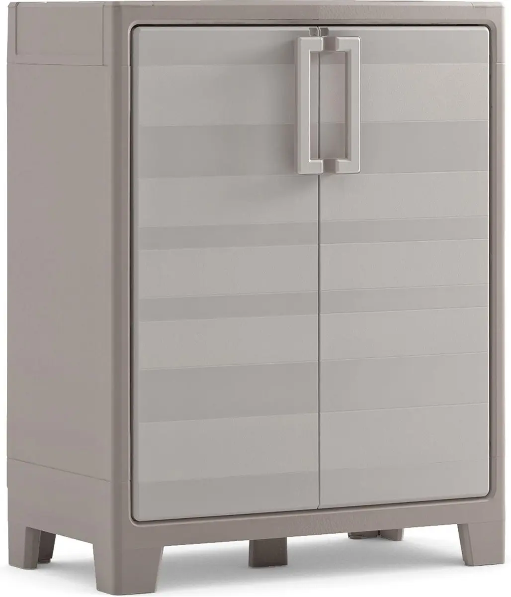Keter Gulliver Lage Kast 2 Planken 80x44x100cm - Zand