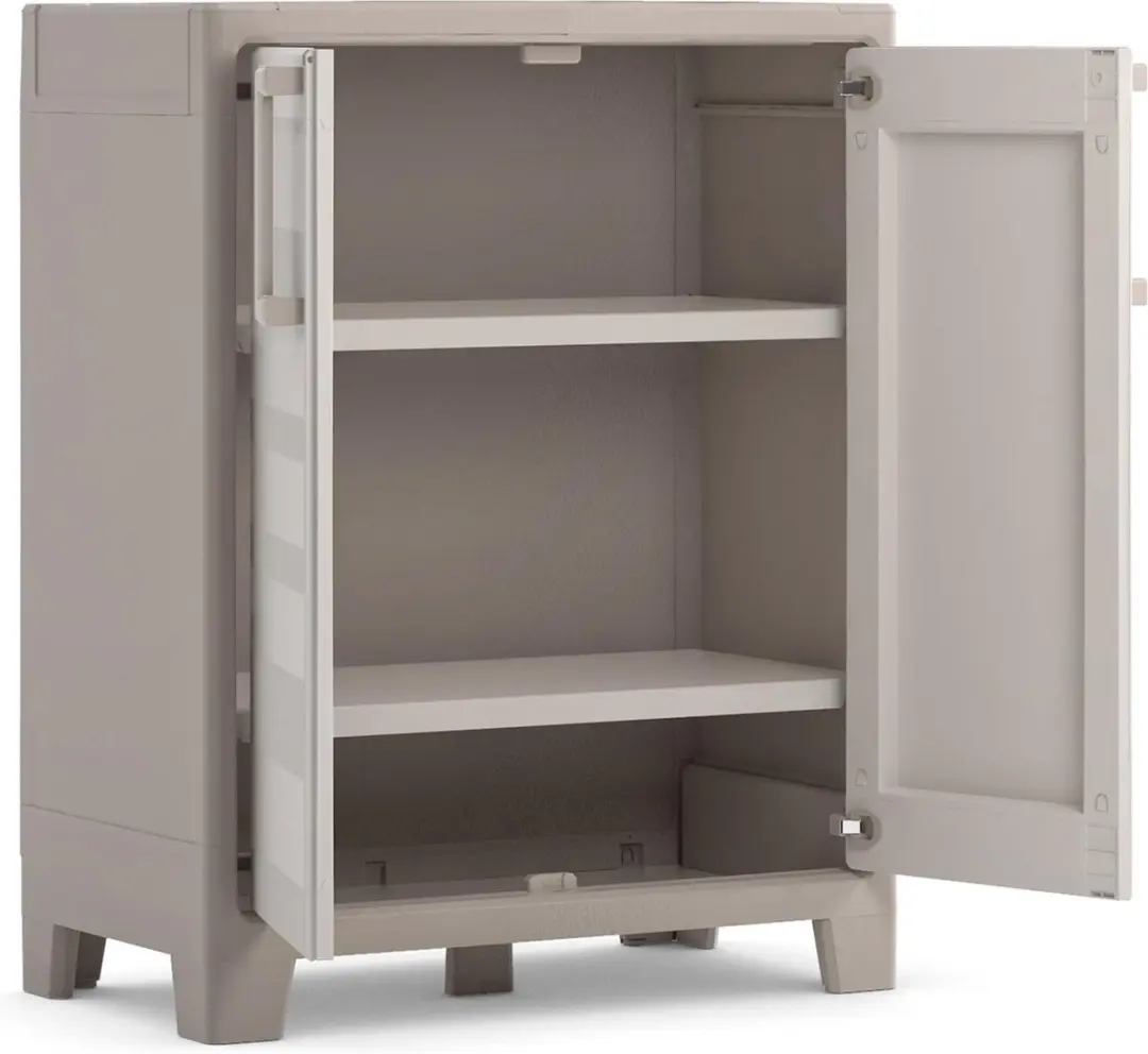 Keter Gulliver Lage Kast 2 Planken 80x44x100cm - Zand