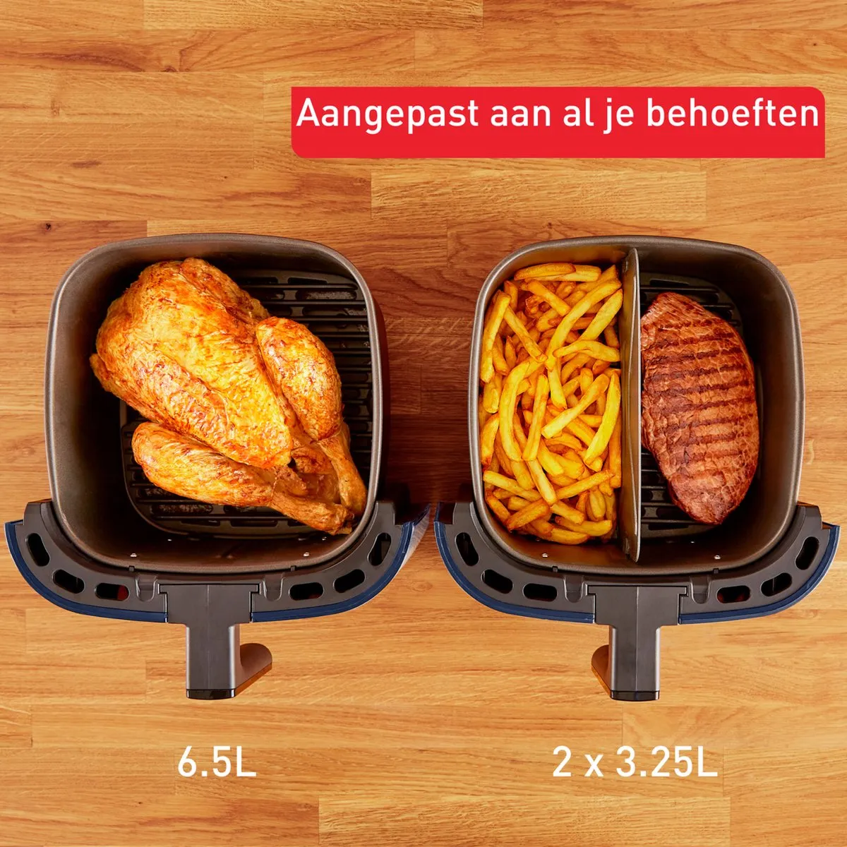 Tefal Easy Fry & Grill EY8014 XXL Airfryer - 6,5L - Blauw
