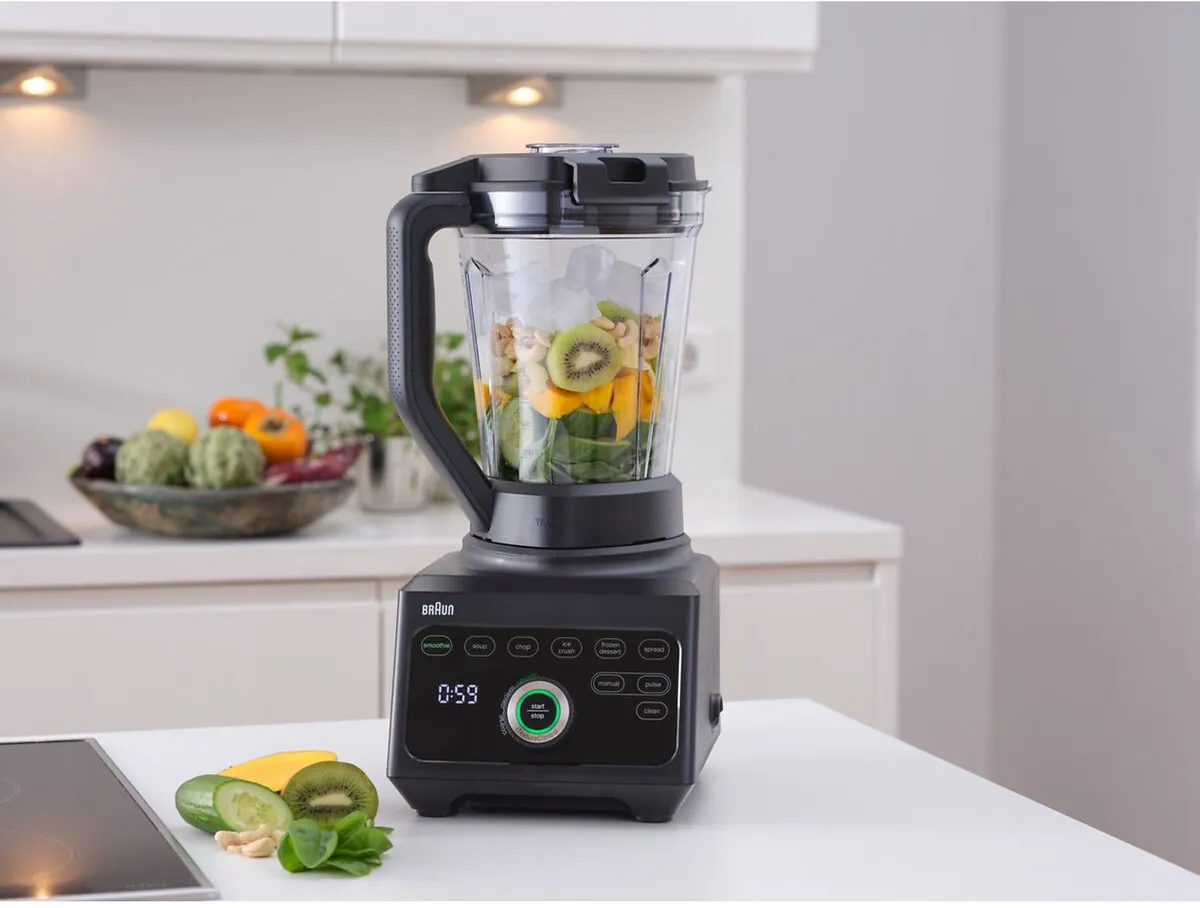 Braun PowerBlend 9 JB9040BK Blender - 1600W - Zwart