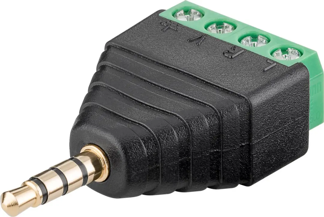 Goobay 3,5mm Jack Terminal Block
