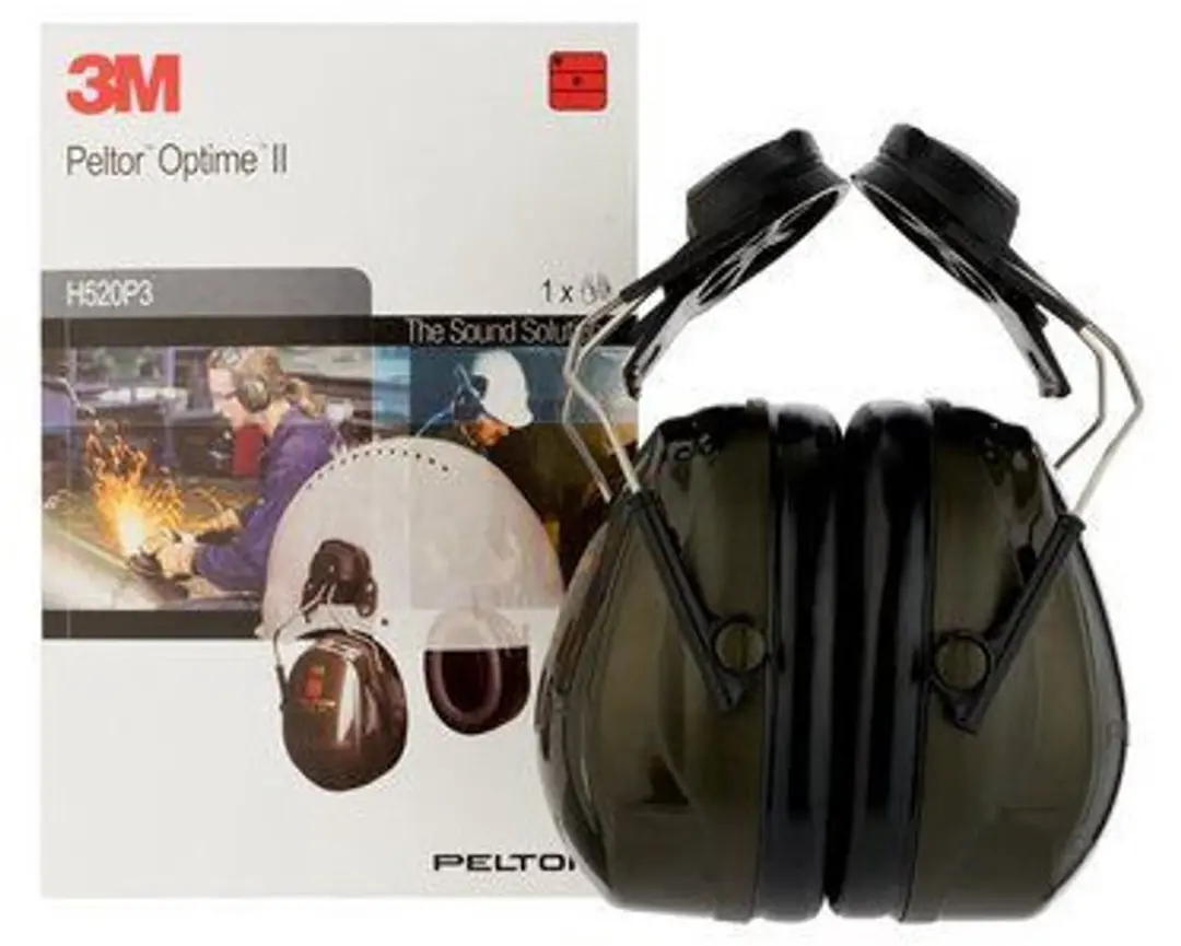 3M Peltor Optime II H520P3E Gehoorkap - Groen