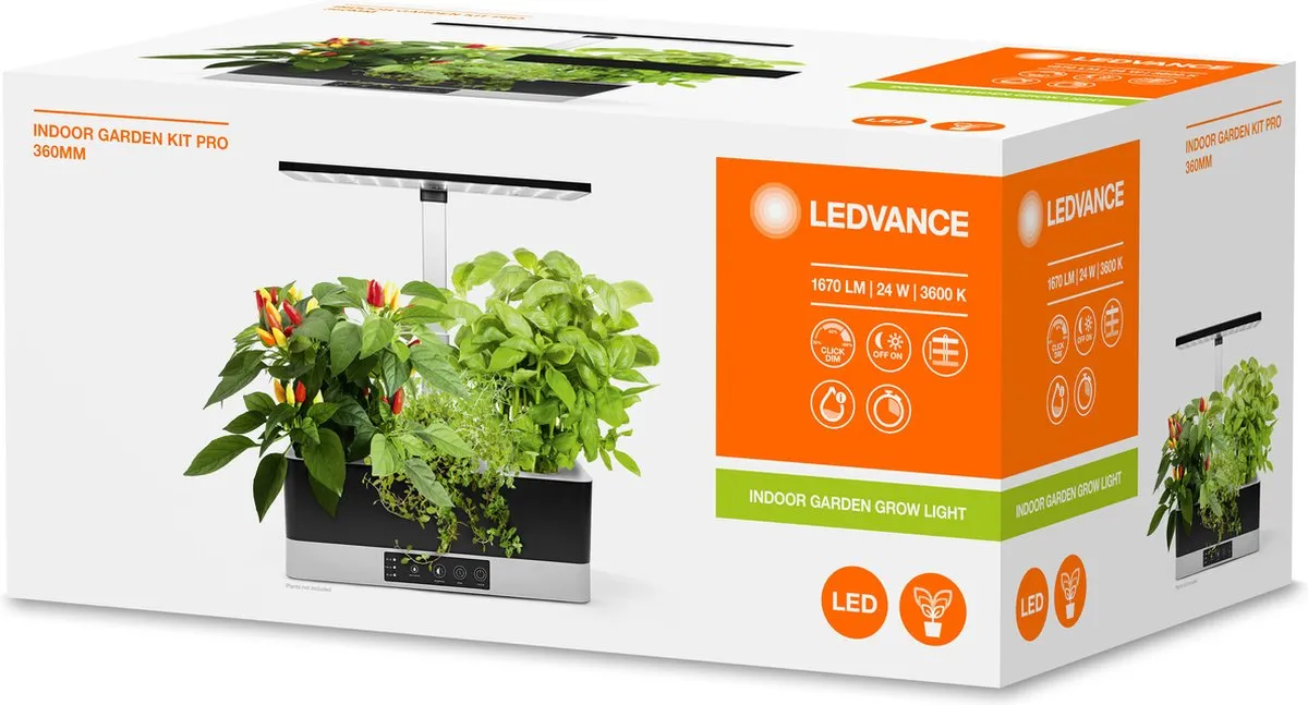 LEDVANCE Indoor Garden KIT Pro 36-BK 24W LED Armatuur - Koel wit 3600K - afbeelding 5 van 6