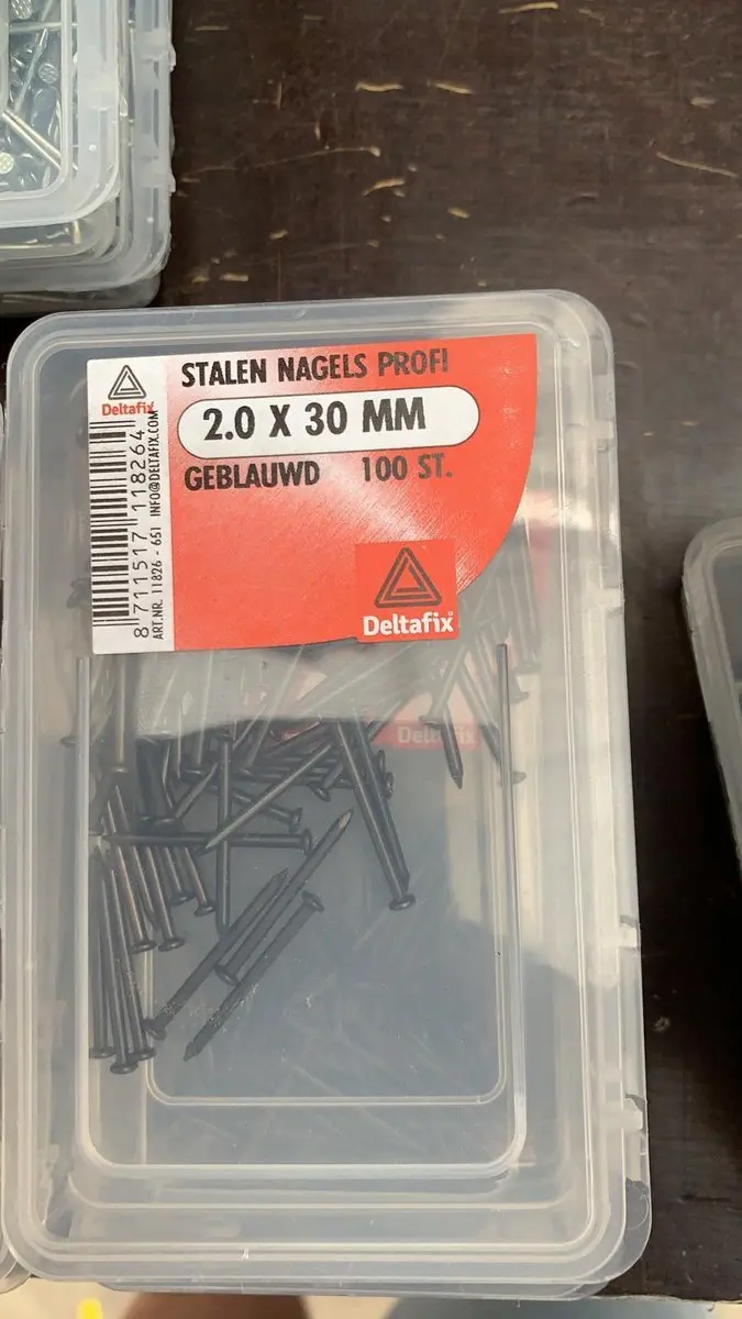Deltafix Stalen Nagels 2,0x30mm - 100 Stuks