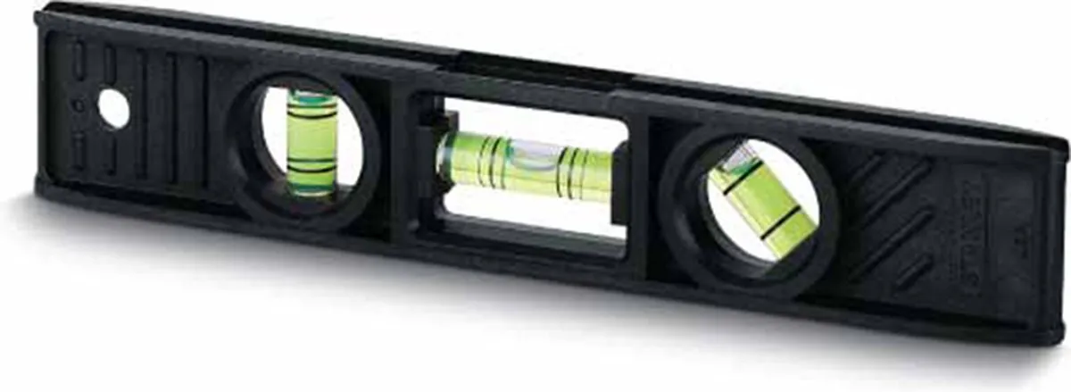 Stanley Waterpas Torpedo 200mm - 3L - Zwart