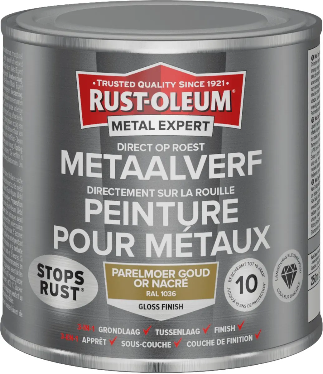 Rust-Oleum Metal Expert Direct Op Roest Metaalverf 250ml