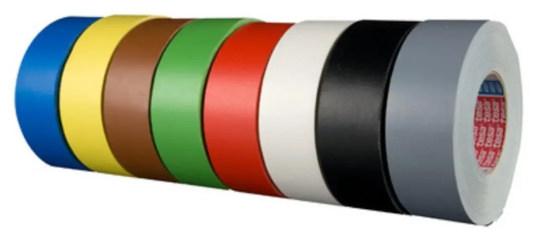 Tesa Premium Acryl Coated Cloth Tape 148 Mesh - Zwart