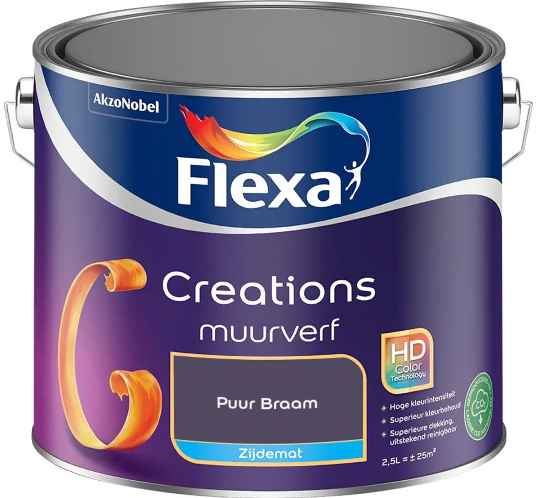 Flexa Creations Muurverf Zijdemat Puur Braam 2,5L