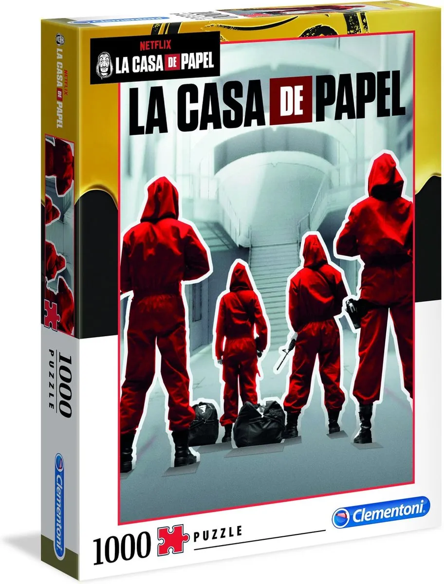 Clementoni La Casa de Papel Legpuzzel 1000 Stuks - Multi