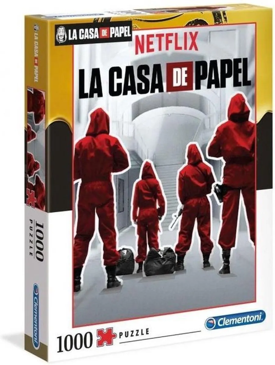 Clementoni La Casa de Papel Legpuzzel 1000 Stuks - Multi