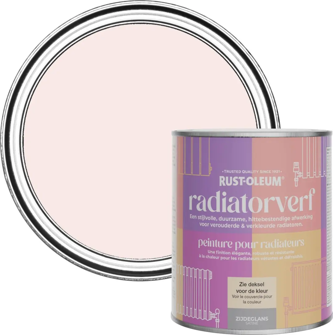 Rust-Oleum Porselein Roze Radiatorverf 750ml