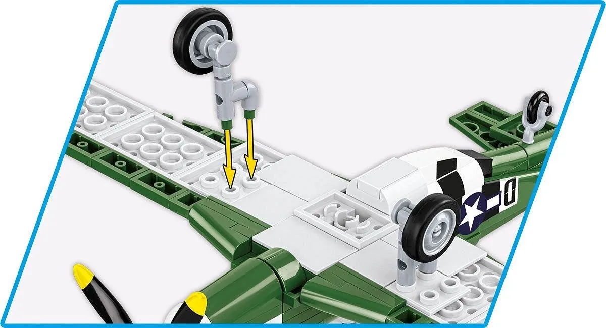 Cobi P-51D Mustang 152 Stukken - Meerkleurig
