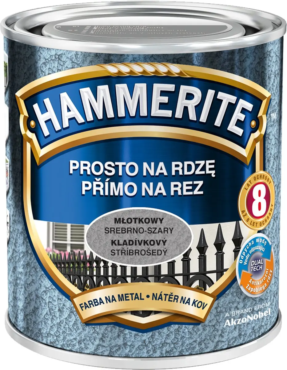 Hammerite Direct op Roest Hamer 0,25L
