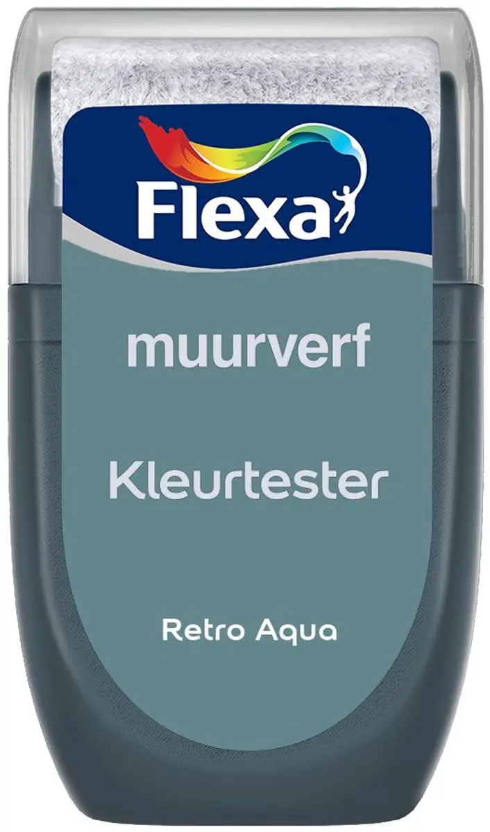 Flexa Kleurtester Muurverf Retro Aqua 30ml