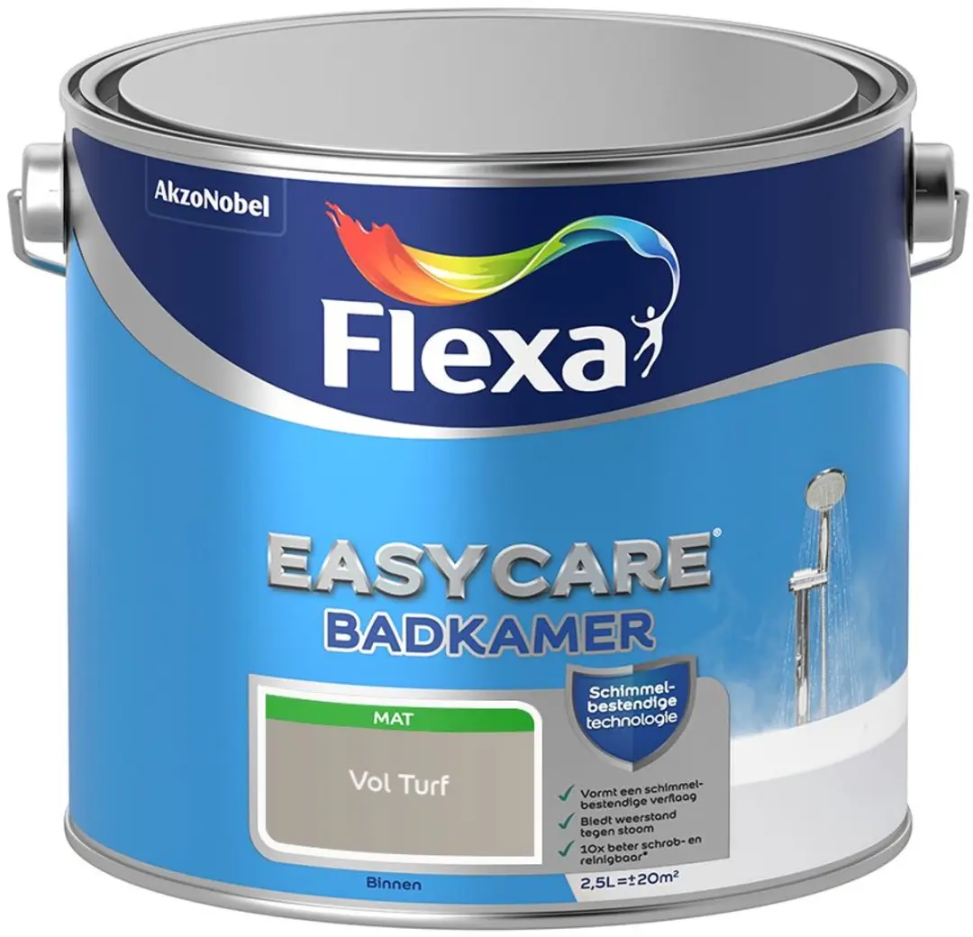 Flexa Easycare Badkamer Vol Turf Mengverf 2,5L