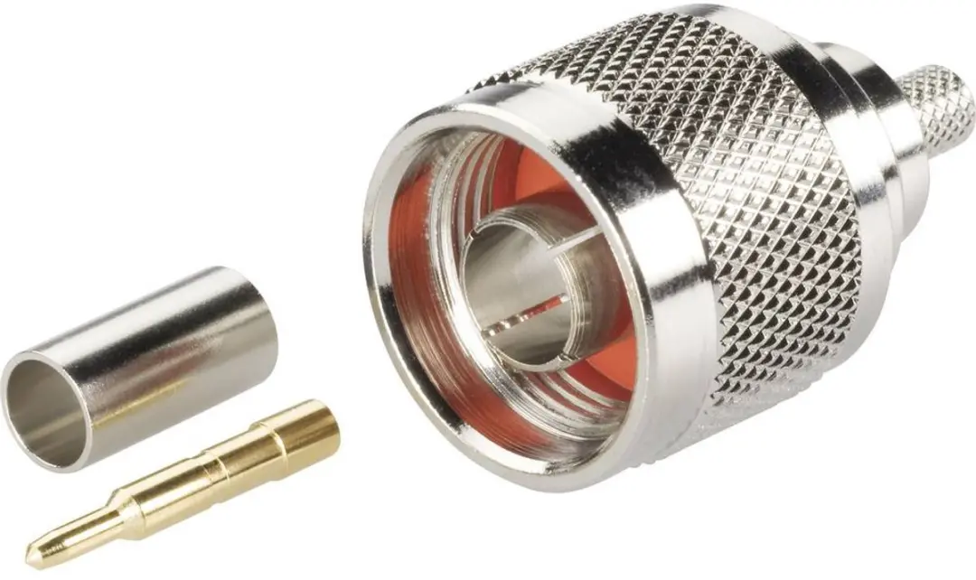 Tru Components N-connector Stekker recht