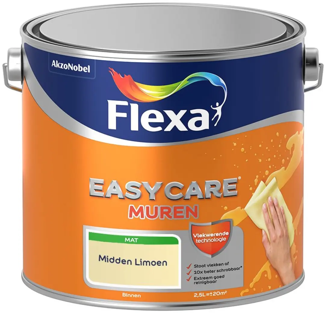 Flexa Easycare Muren Midden Limoen Mengverf 2,5L