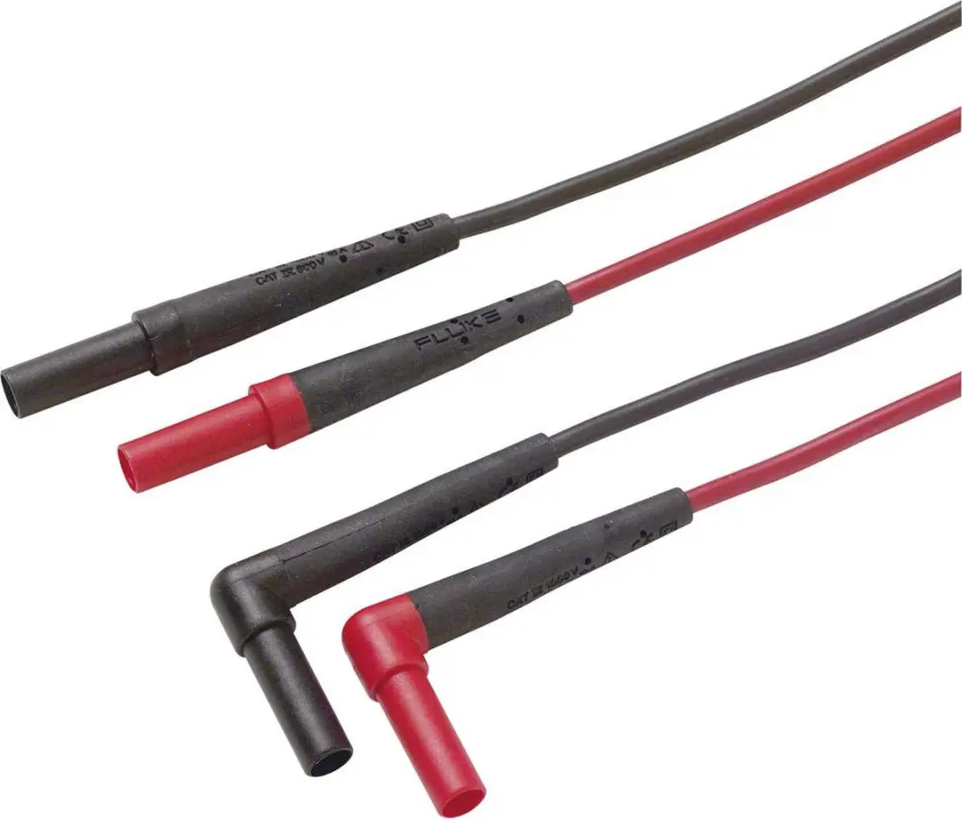 Fluke TL224 Veiligheidsmeetsnoerenset 1.50m - Zwart/Rood
