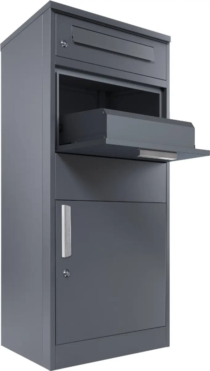 TuinChamp Pakketbox Brievenbus RAL 7016