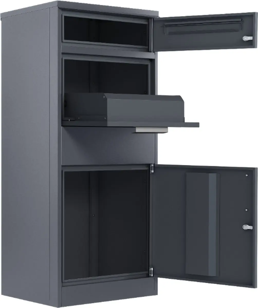 TuinChamp Pakketbox Brievenbus RAL 7016