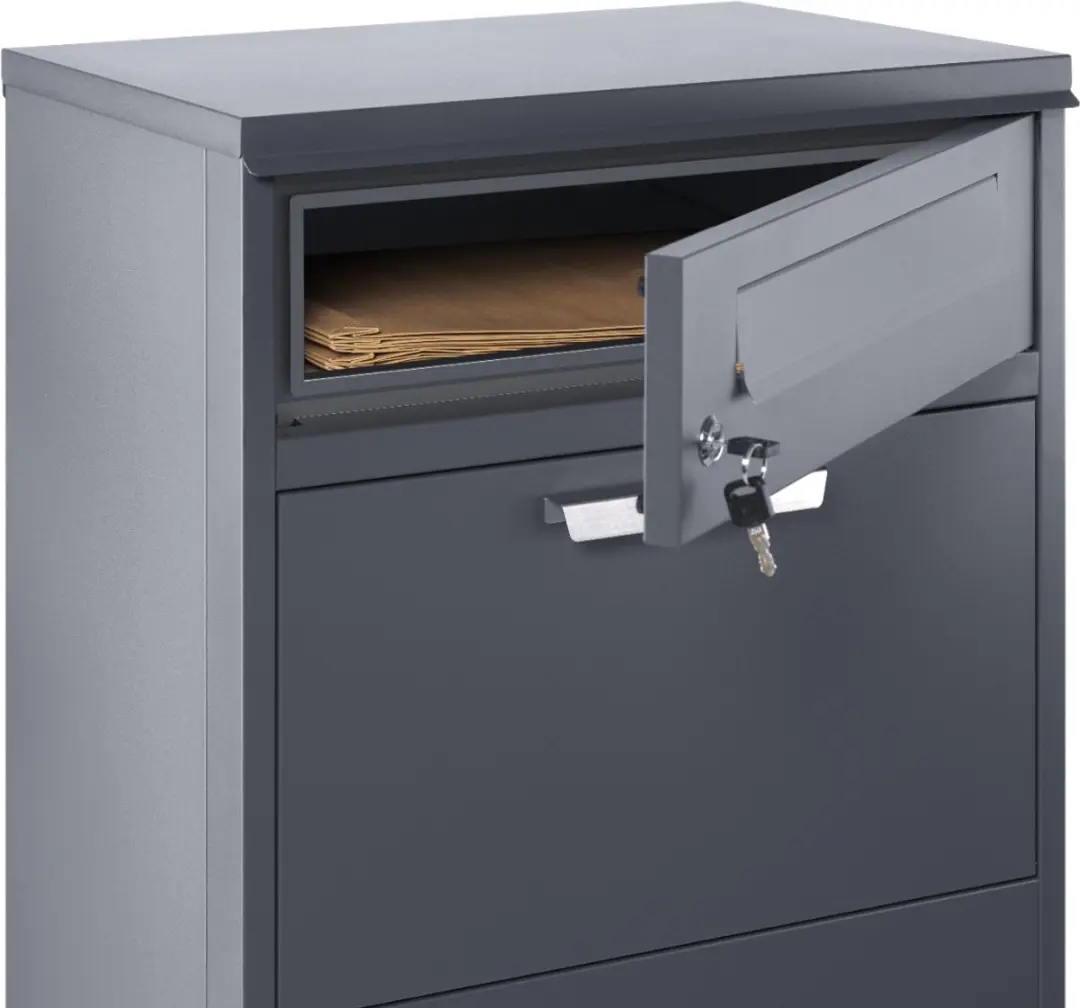 TuinChamp Pakketbox Brievenbus RAL 7016