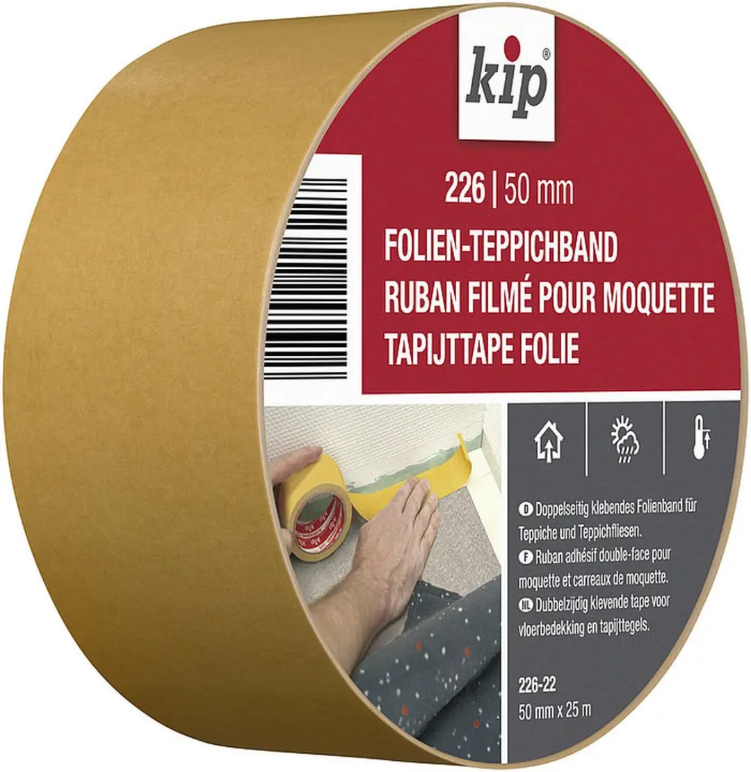 Kip 226 Tapijttape 50mm x 25m
