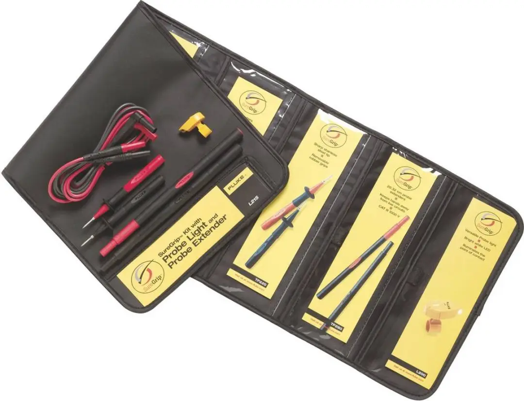 Fluke L215 Veiligheidsmeetsnoerenset - Rood/Zwart