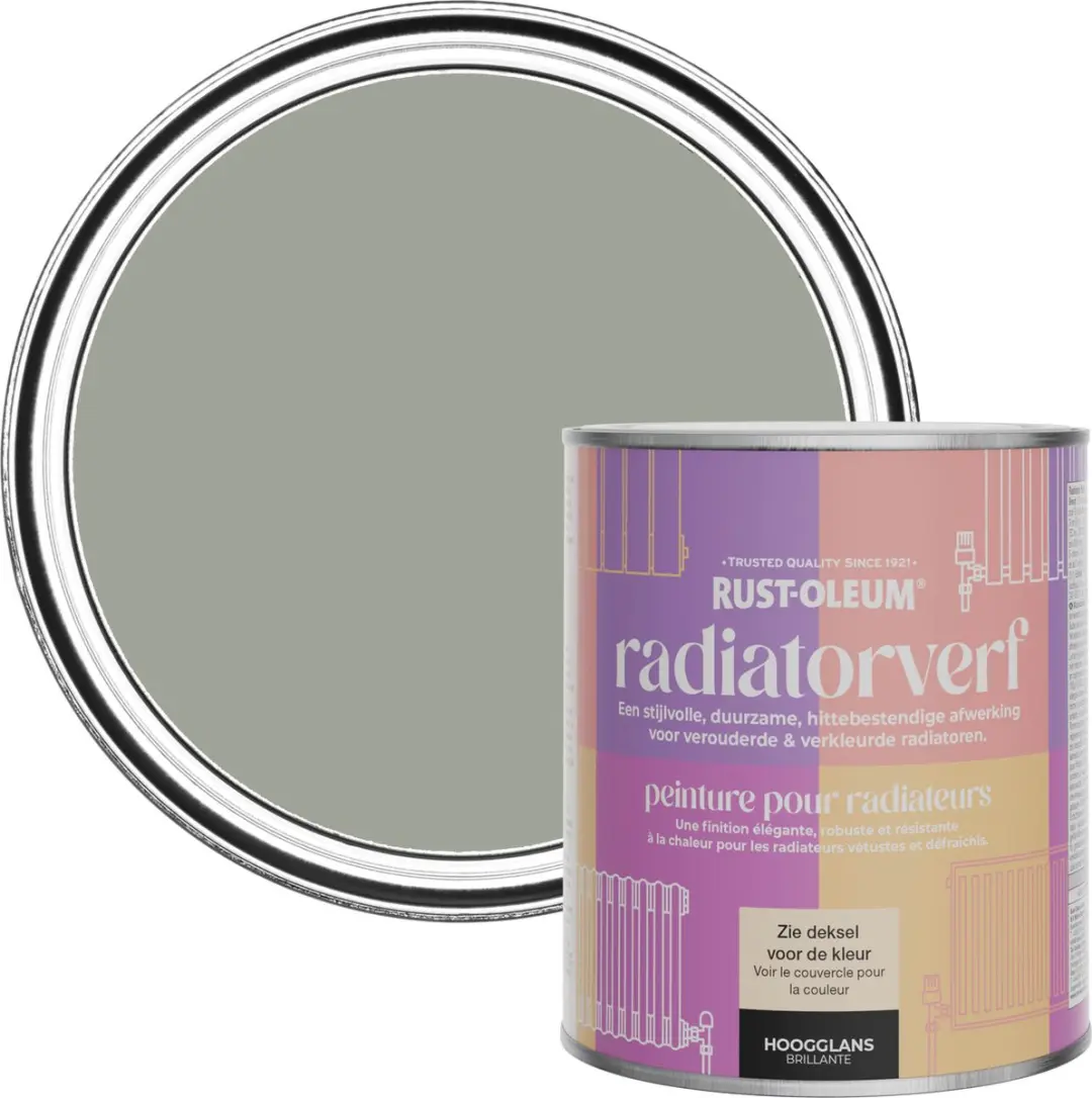 Rust-Oleum Theeblad Radiatorverf Hoogglans 750ml