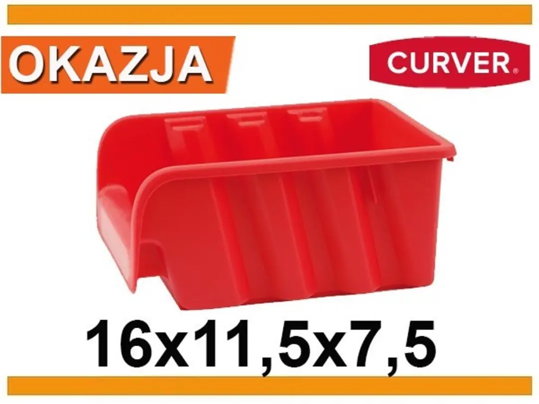 Curver Opslagbak 16x11,5x7,5cm - Rood