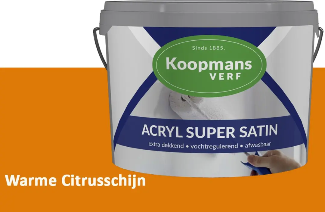 Koopmans Acryl Super Satin Muurverf 2,5L